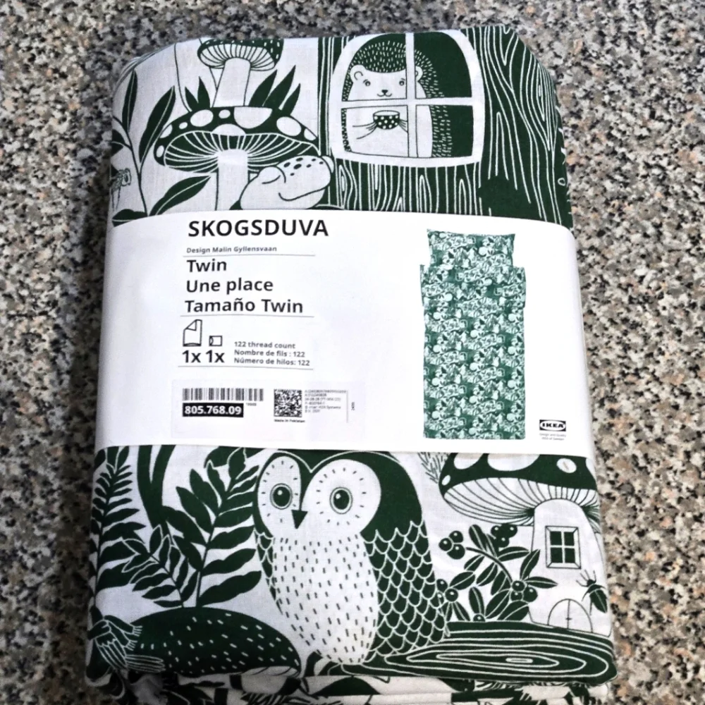 Green Forest Inspired Duvet Cover Set